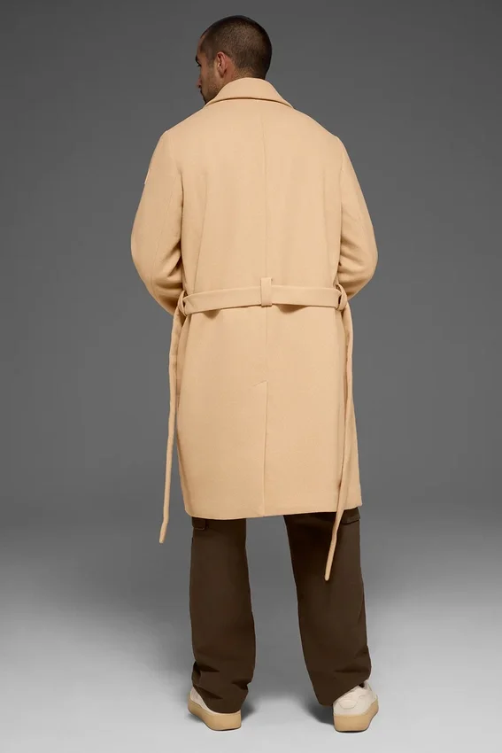 Wool Gameday Overcoat – kamel