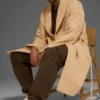 Wool Gameday Overcoat – kamel