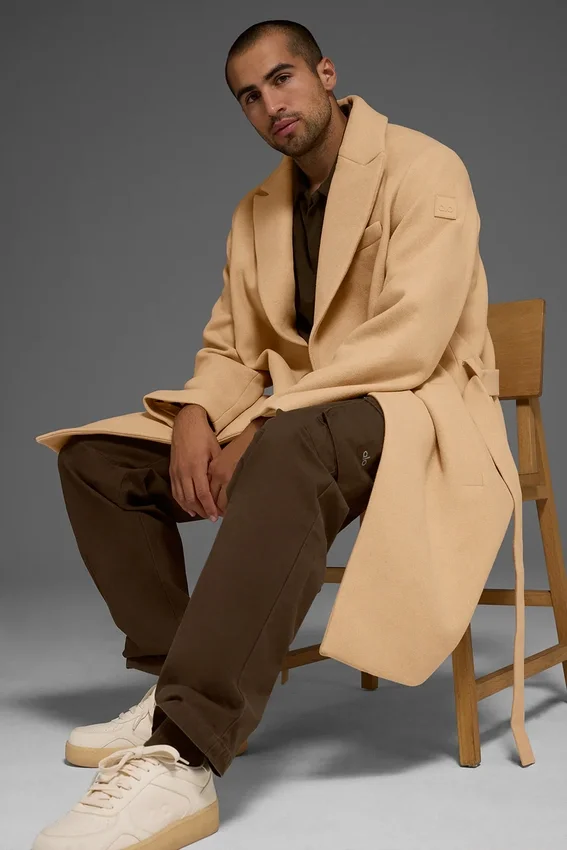 Wool Gameday Overcoat – kamel