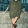 Work It Bomber – grønn oliven