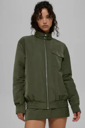 Work It Bomber – grønn oliven