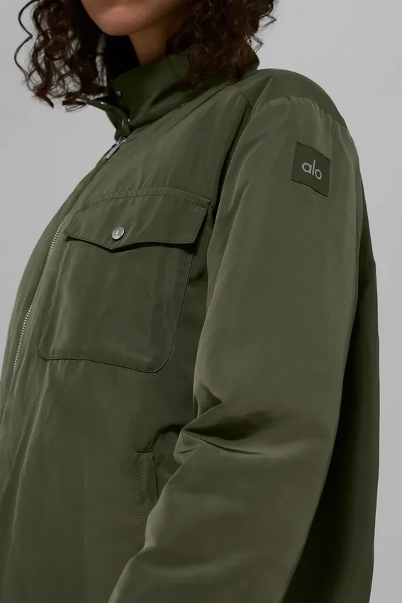 Work It Bomber – grønn oliven